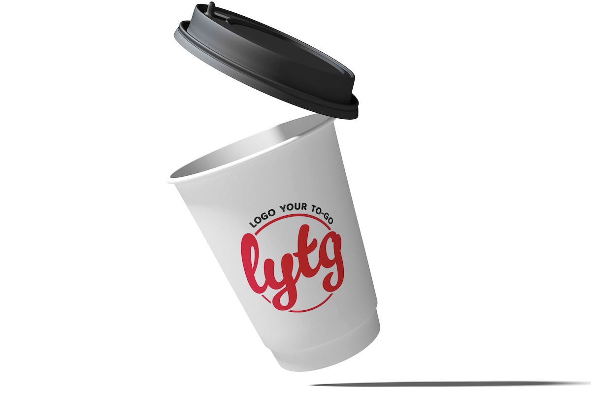 16 oz and 20 oz Custom Disposable Coffee Cups