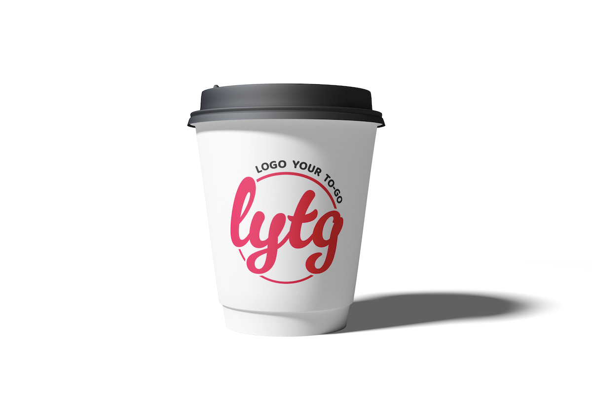 8 oz and 12 oz Custom Disposable Coffee Cups